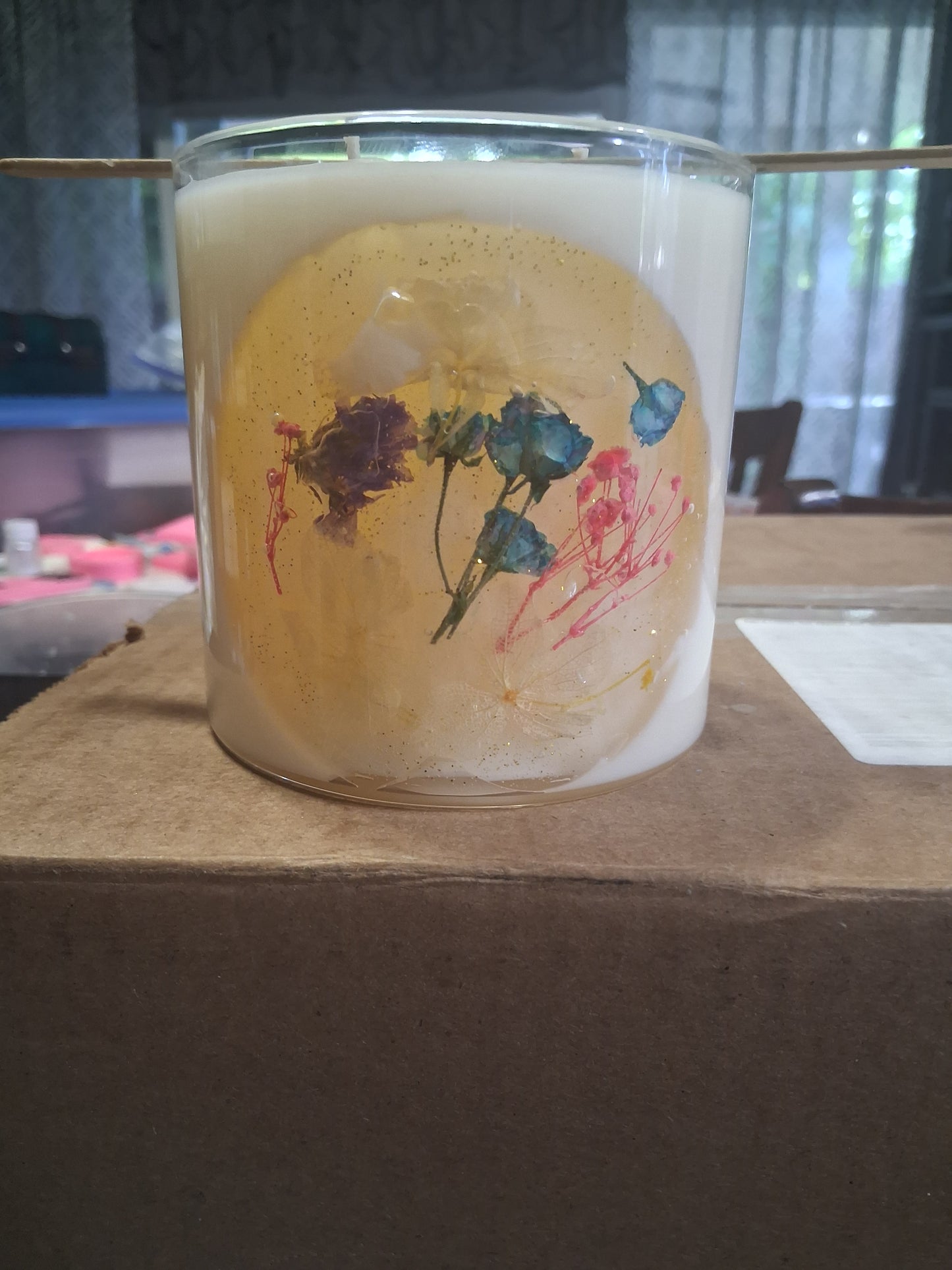 Glass Garden Scented Candle Large - 18oz/90+hr burn time
