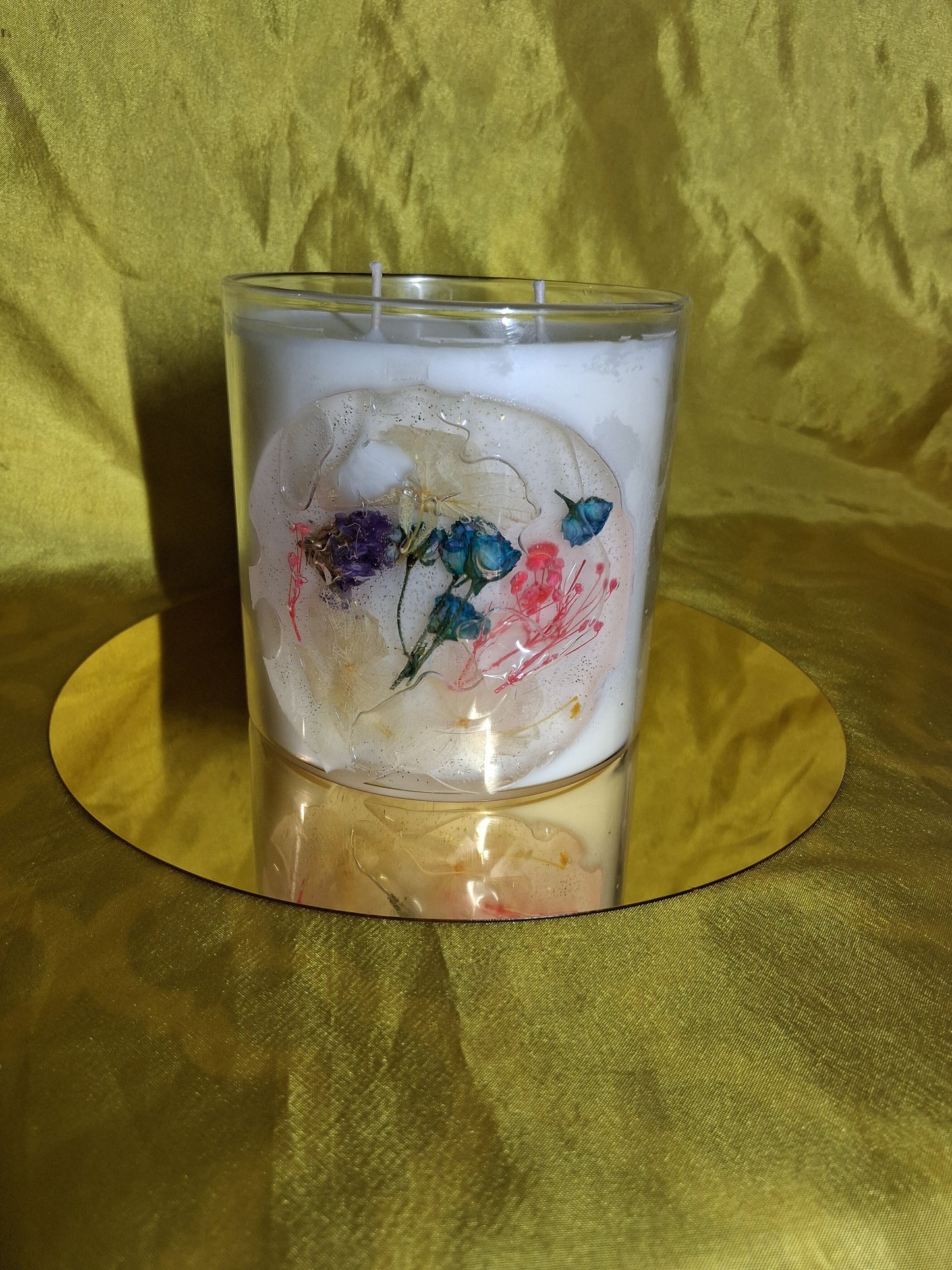 Glass Garden Scented Candle Large - 18oz/90+hr burn time