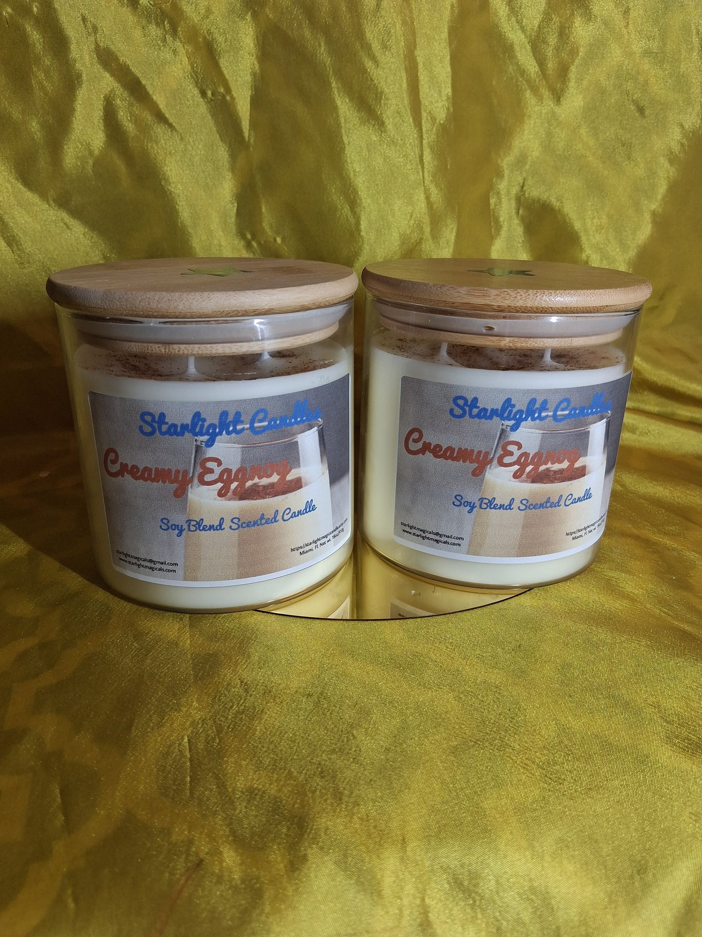 Creamy Eggnog Scented Candle - 18oz/90+hr burn time