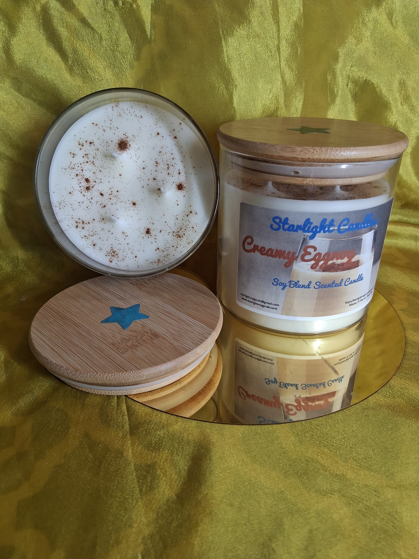Creamy Eggnog Scented Candle - 18oz/90+hr burn time