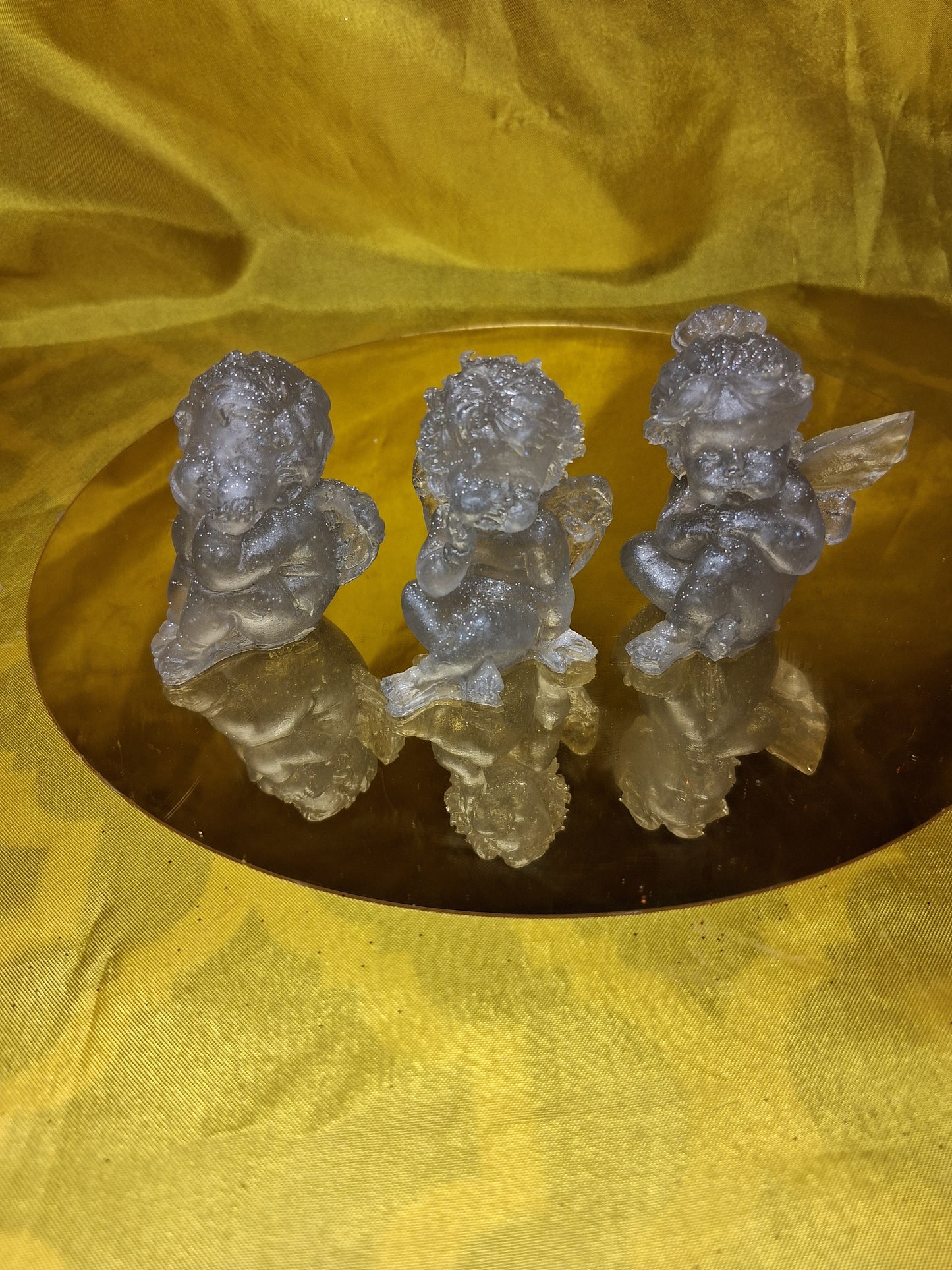 Resin Handcrafted Glitter Angels