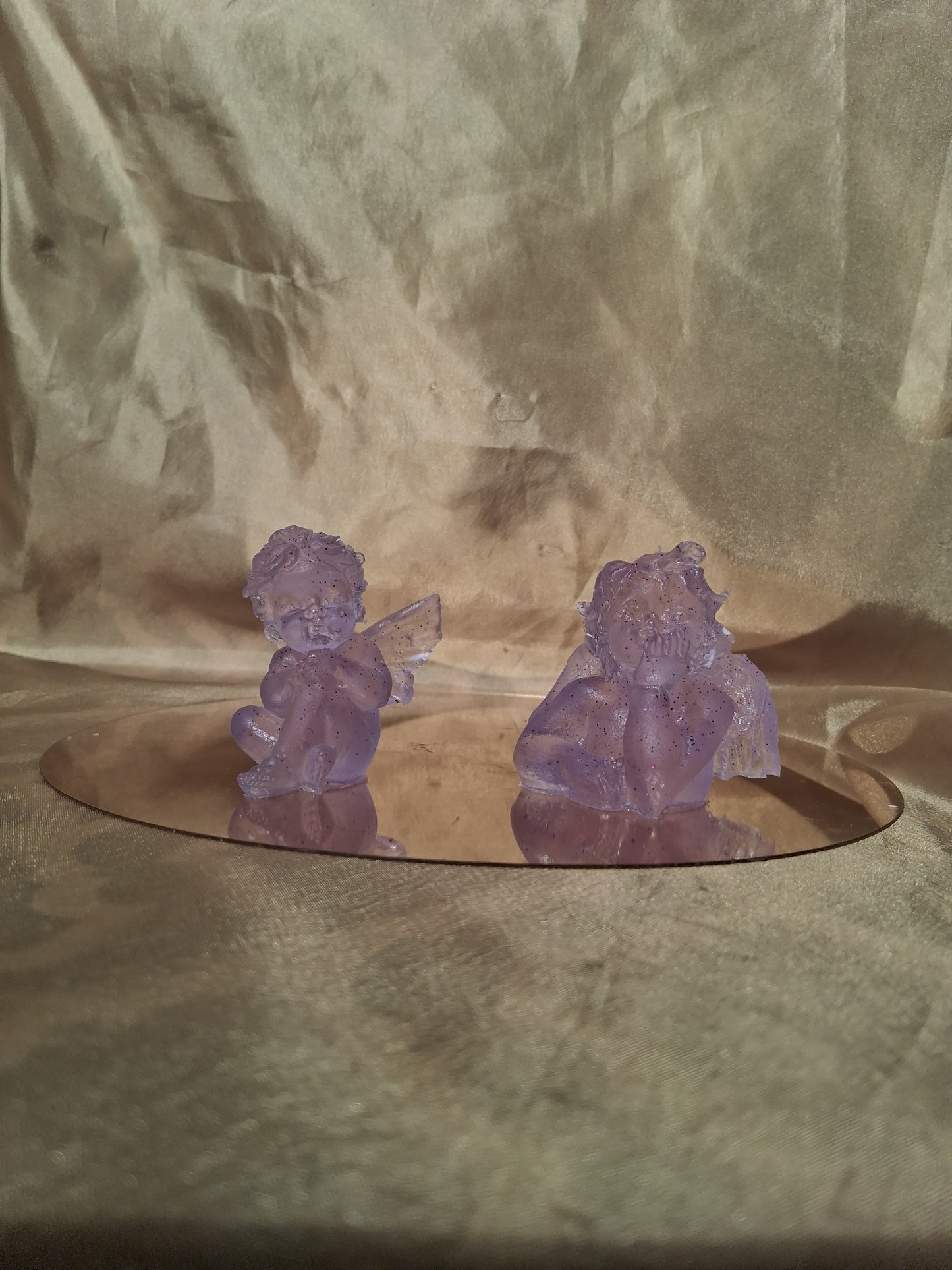 Resin Handcrafted Glitter Angels