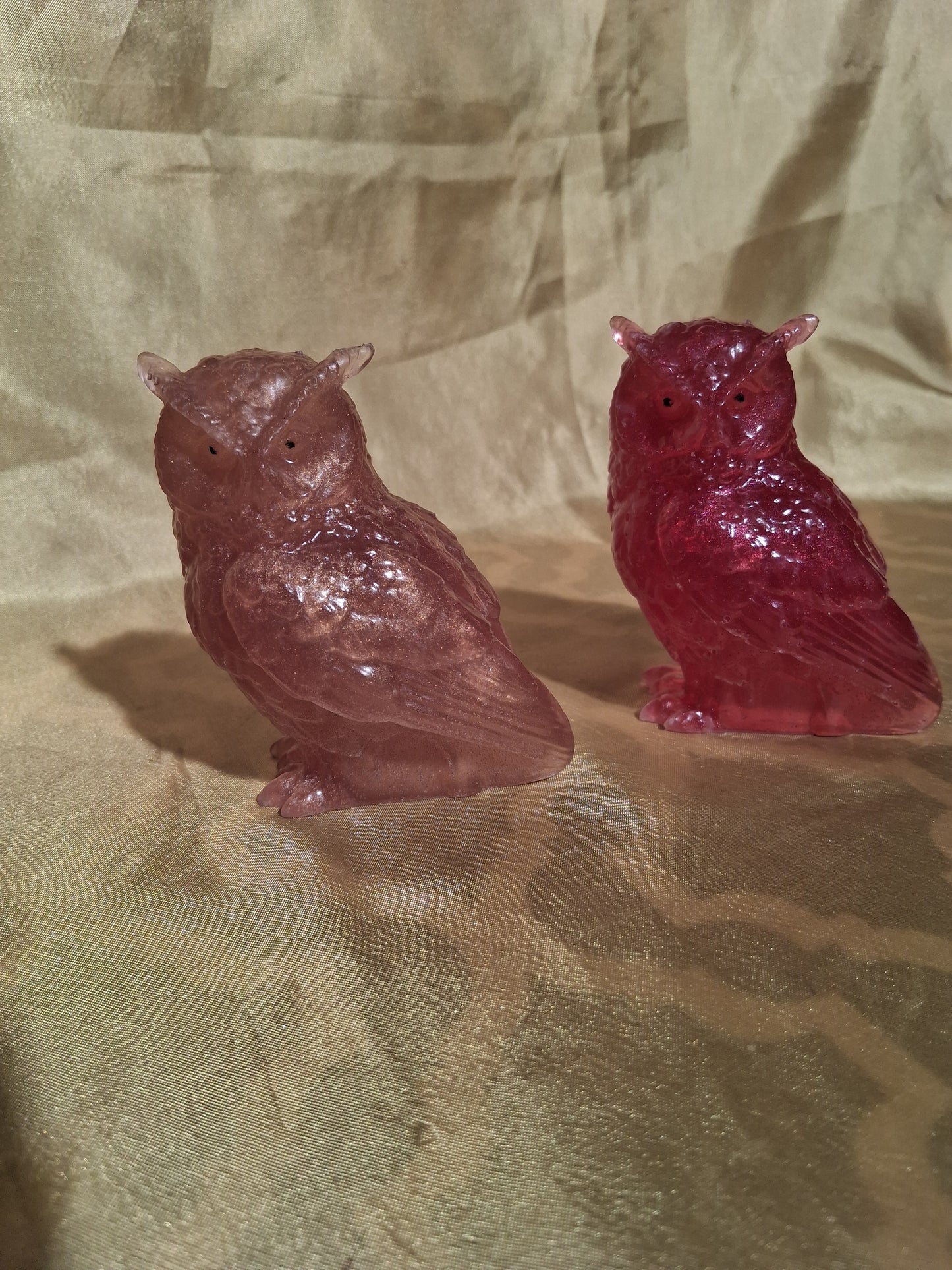 Resin Owl Mom Decor
