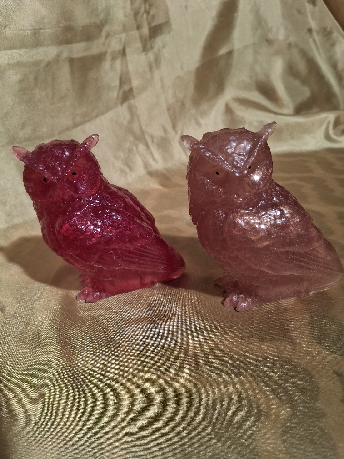 Resin Owl Mom Decor