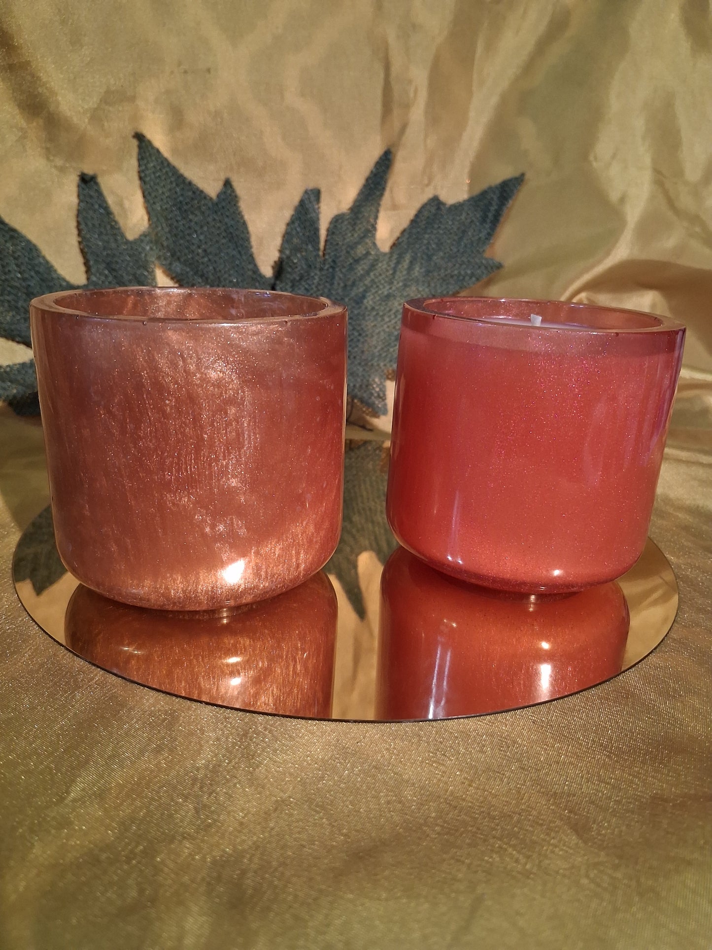 Resin Small Vanilla Velvet Scented Candle