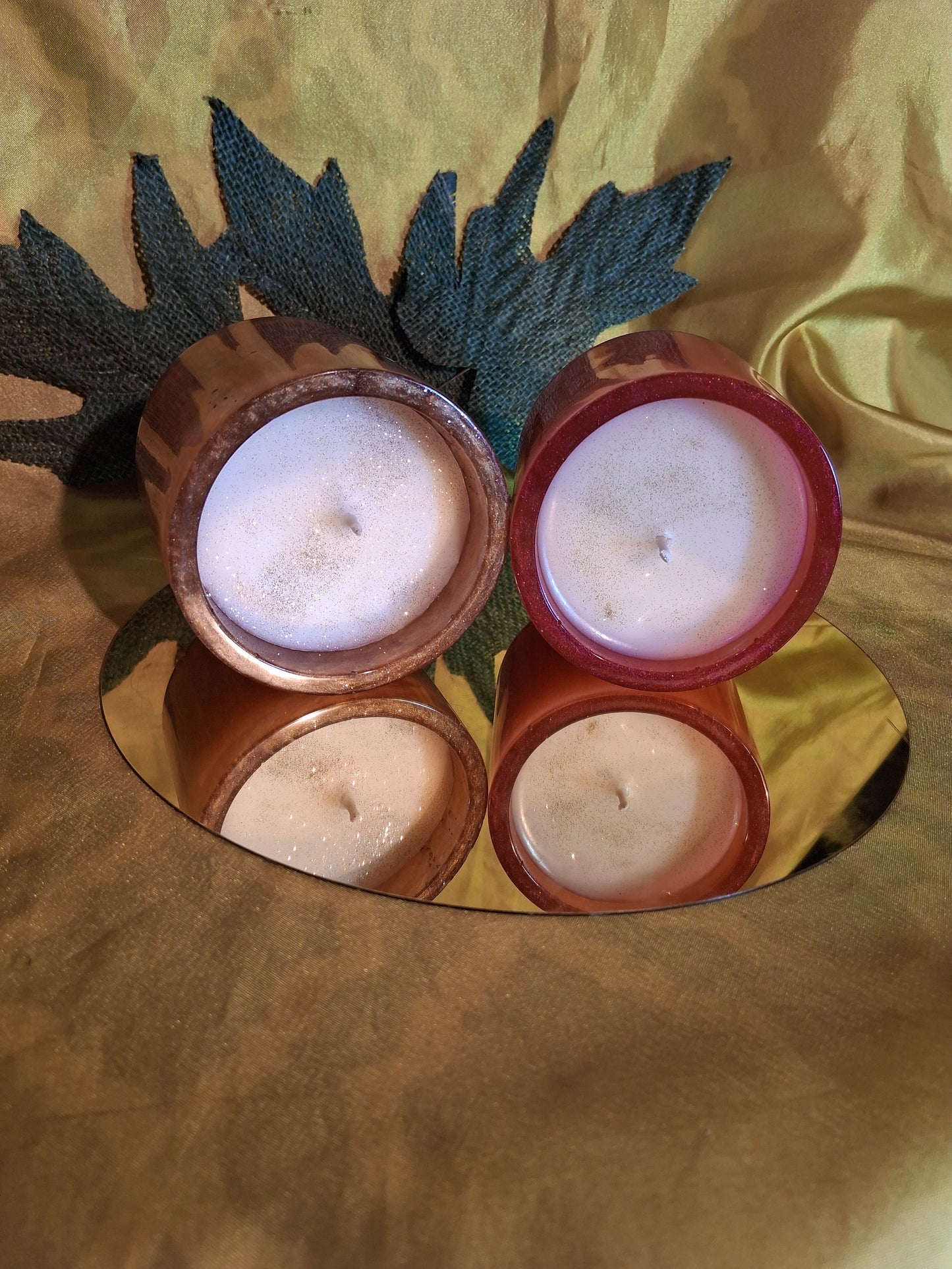 Resin Small Vanilla Velvet Scented Candle