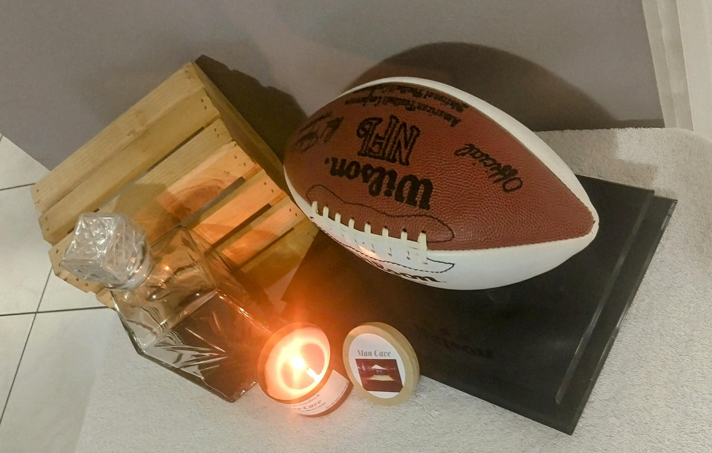 Man Cave Scented Candle 7oz, 30+hr burn