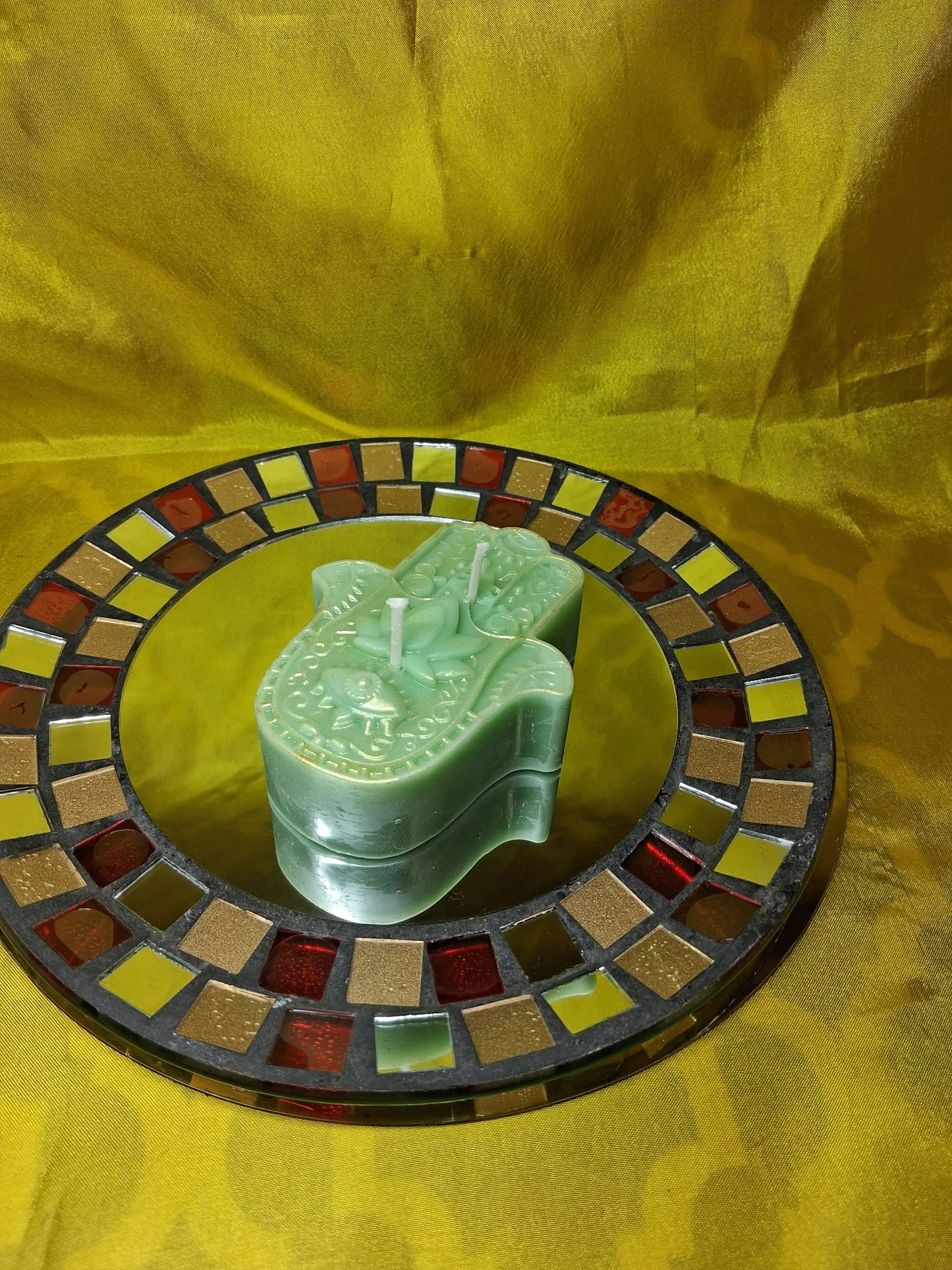 Hand of Fatima Shaped Scented Candle