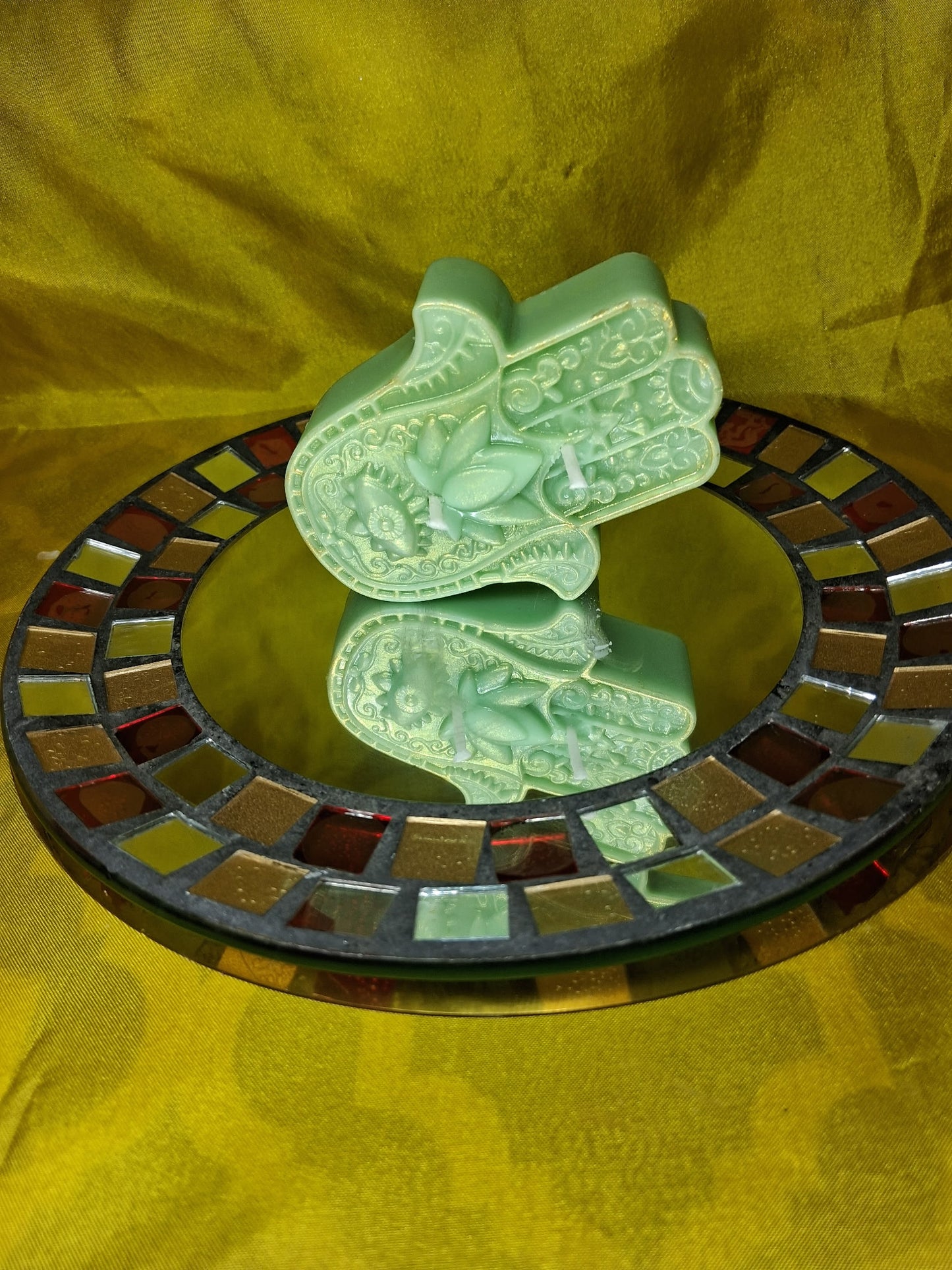 Hand of Fatima Shaped Scented Candle