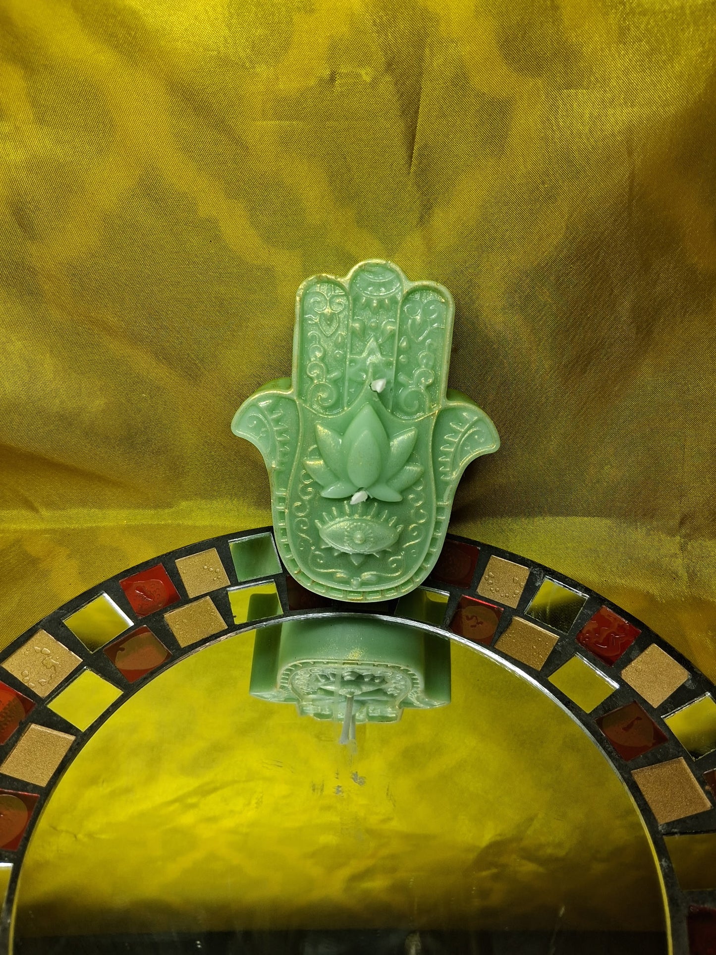 Hand of Fatima Shaped Scented Candle
