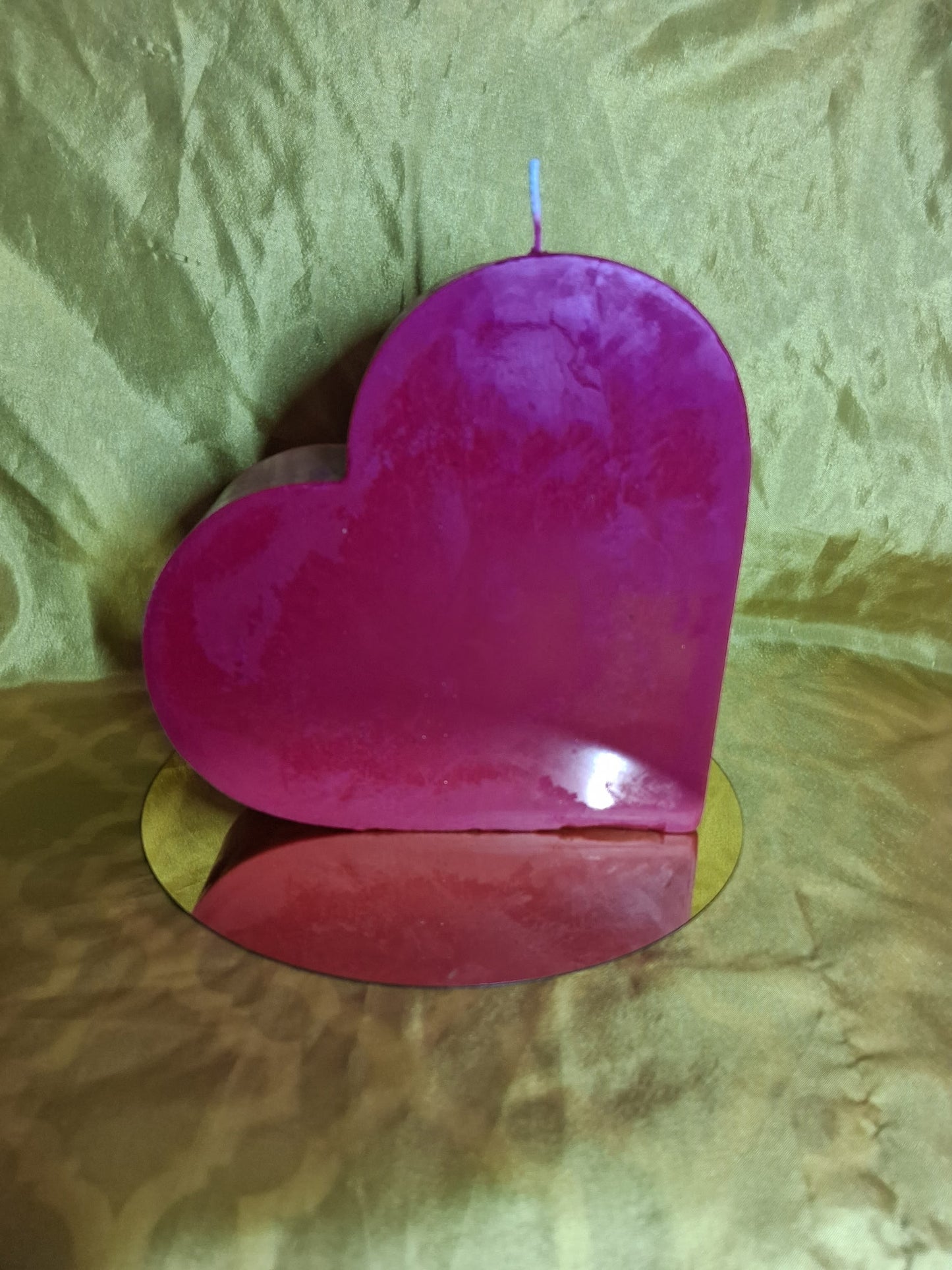 Big Heart shaped scented candle (standalone)