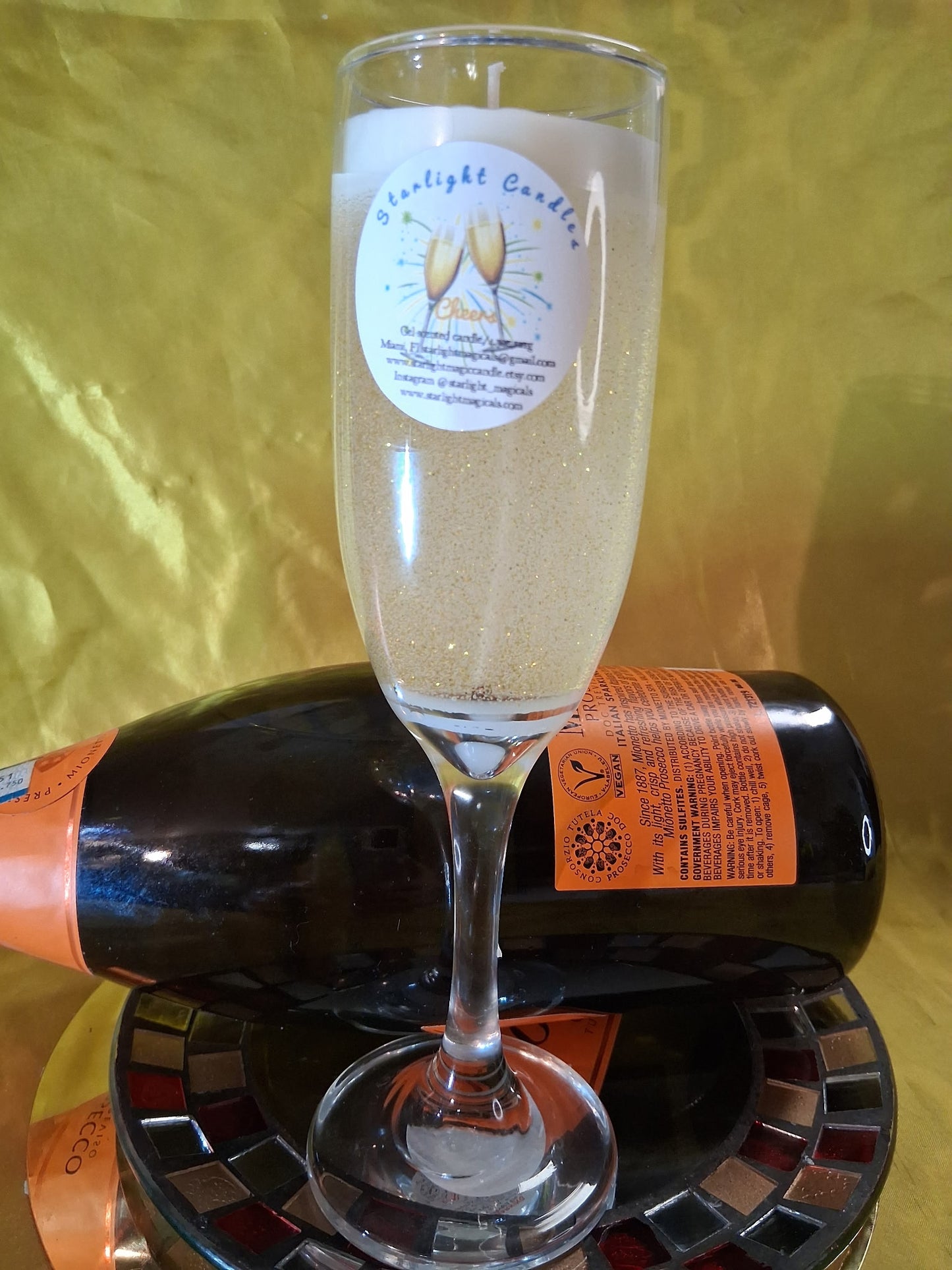 Cheers Scented Gel Candle -