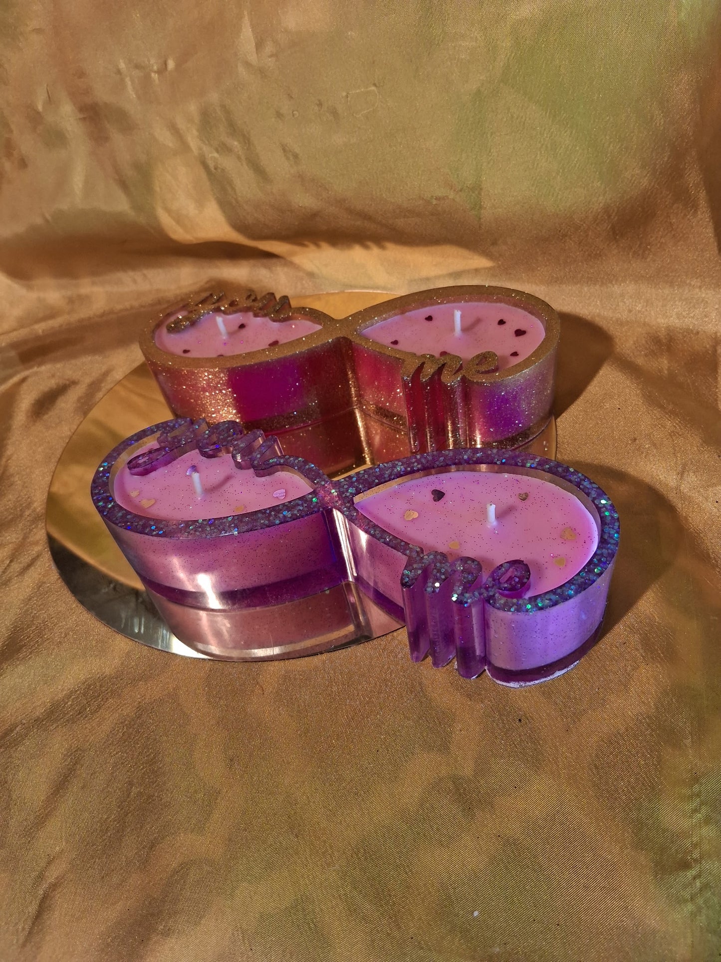 Resin You & Me Scented Candle