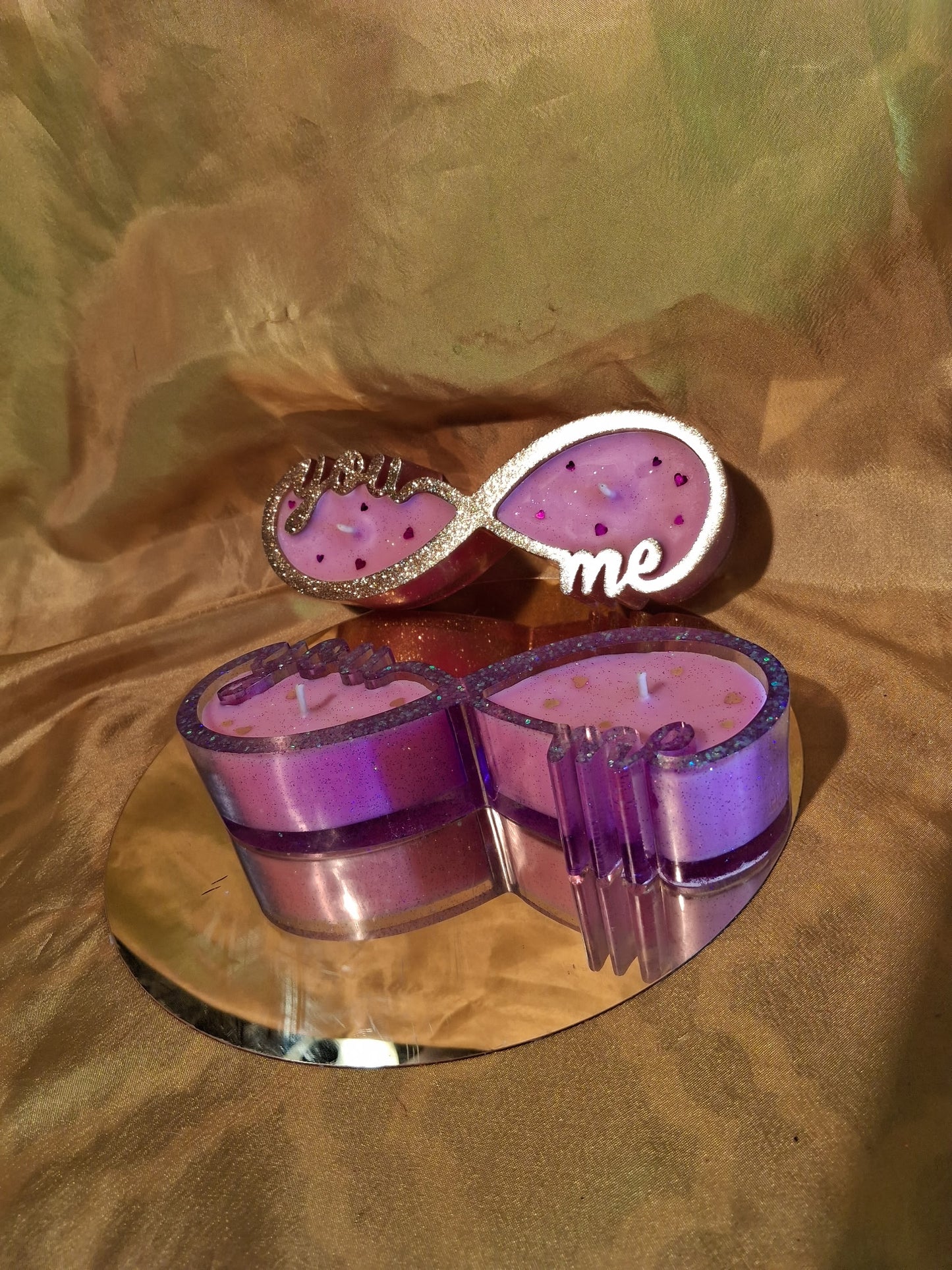 Resin You & Me Scented Candle