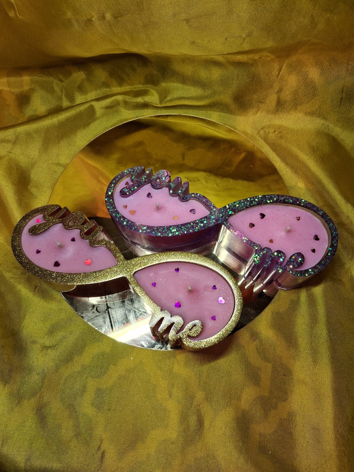 Resin You & Me Scented Candle