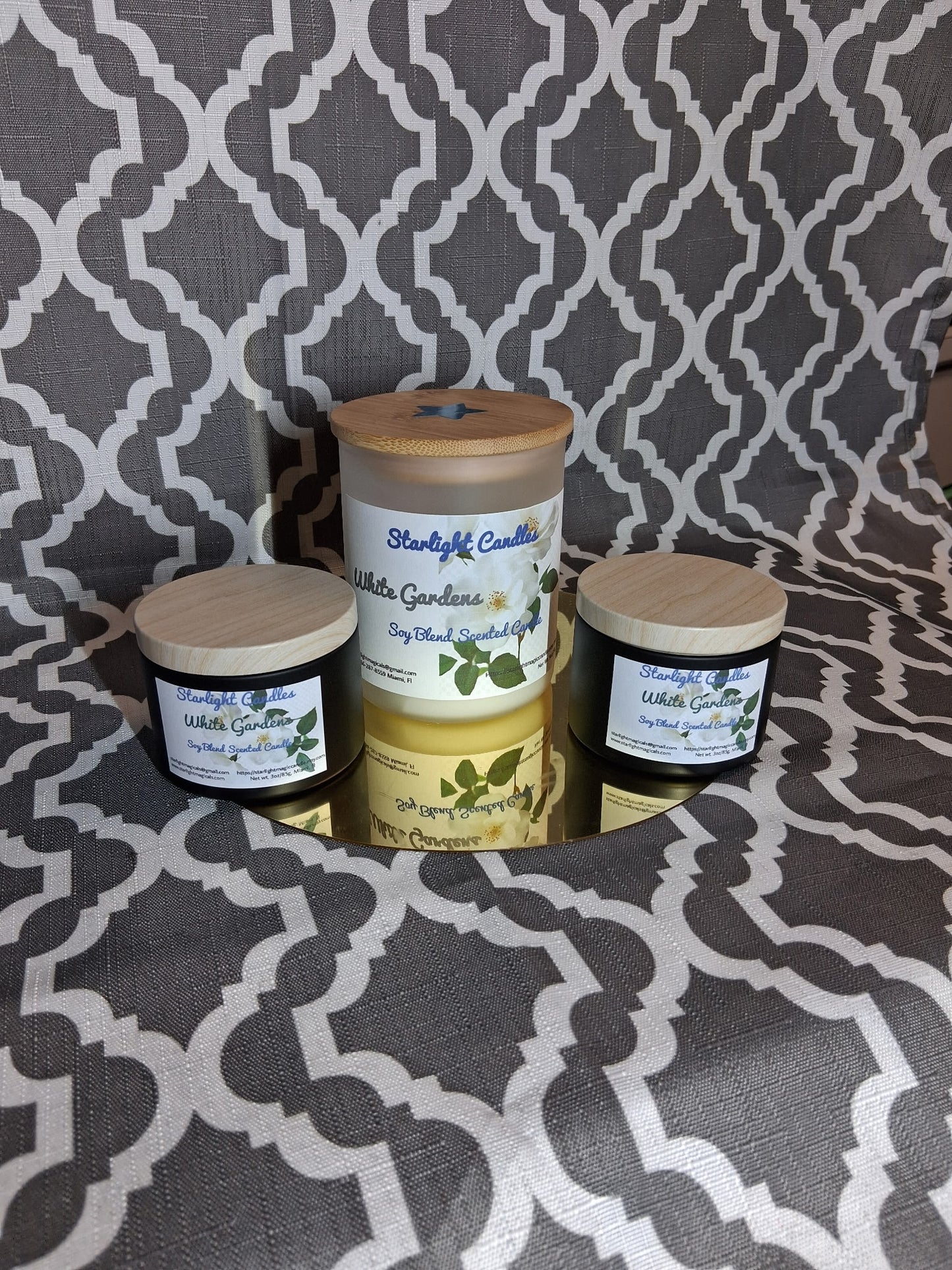 White Gardens Scented Candle 4oz