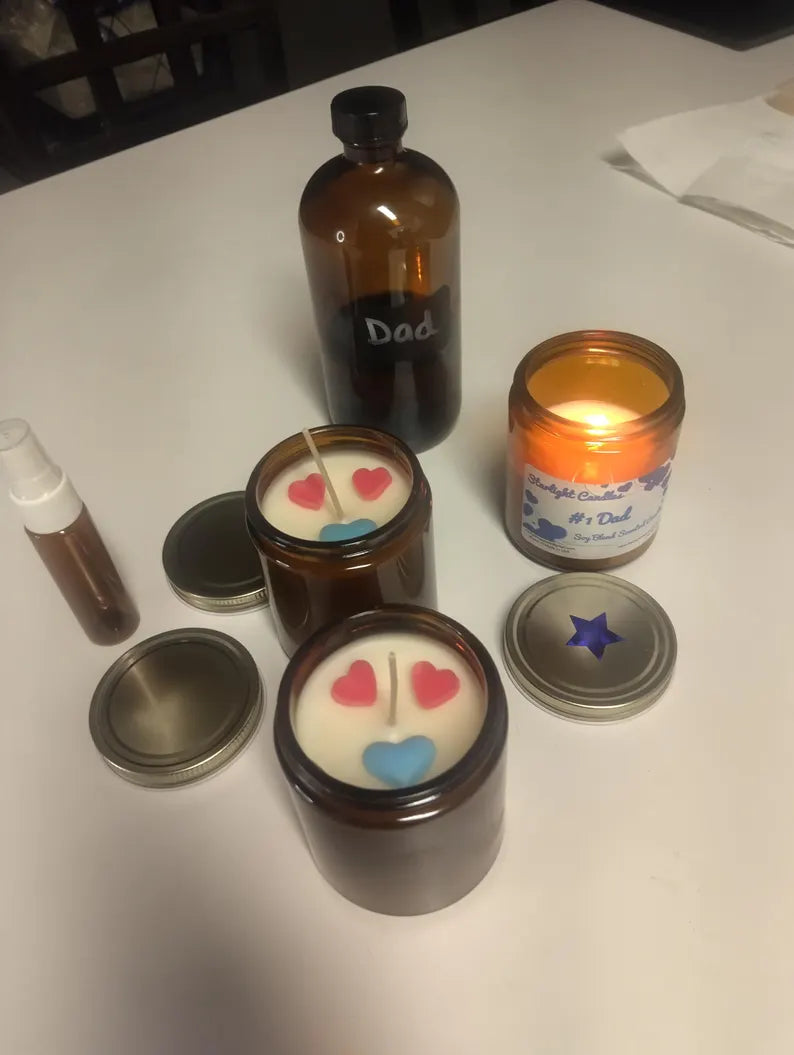 A #1 Dad Scented Candle, 8oz/40+hr burn time