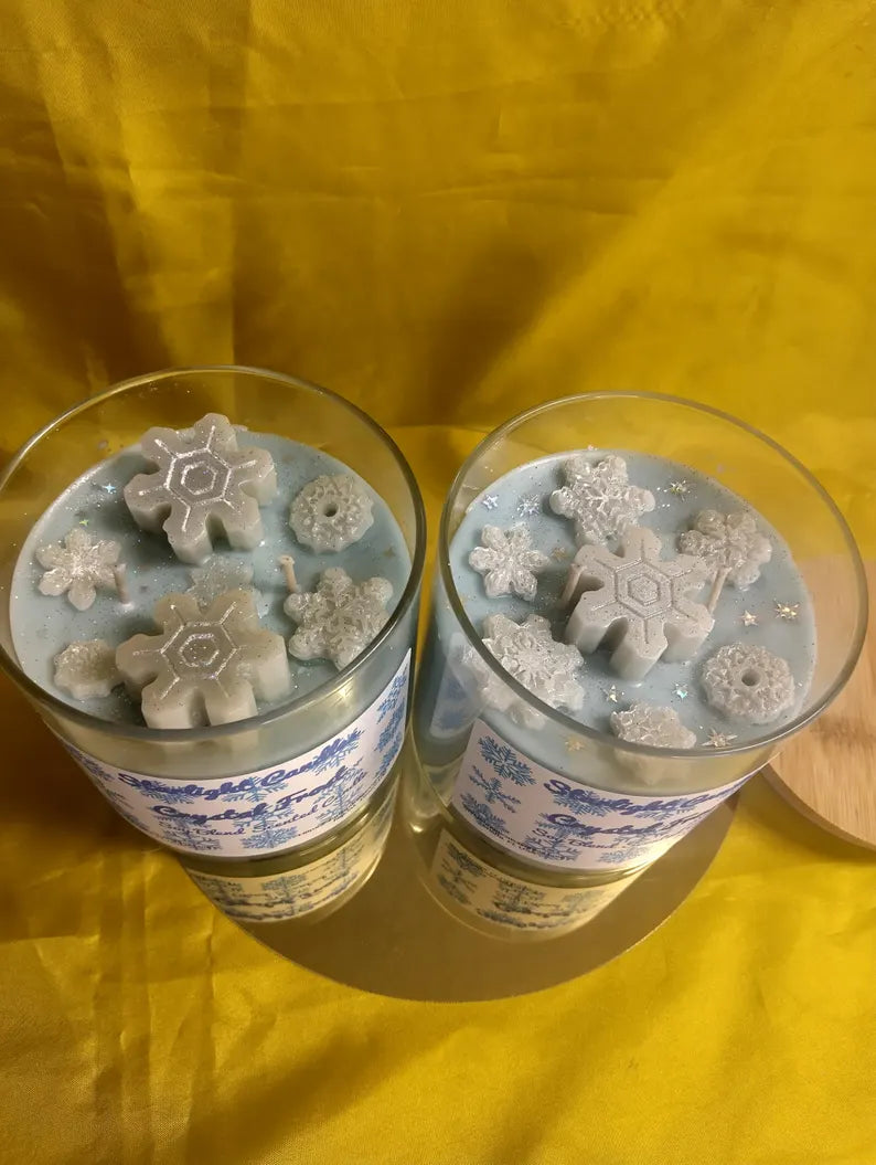Crystal Frost Scented Candle - 18oz/90+hr burn time