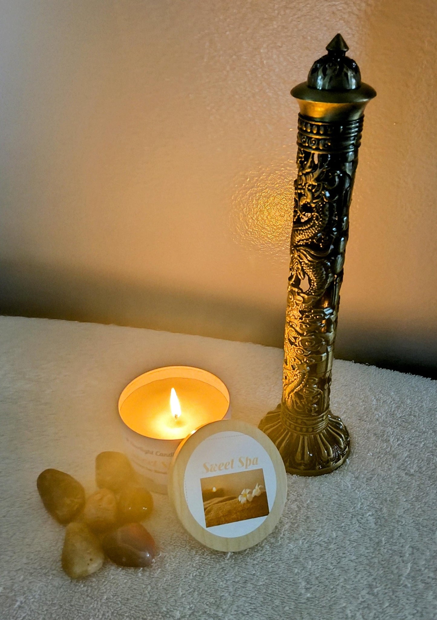 Sweet Spa Scented Candle 7oz, 30+hr burn