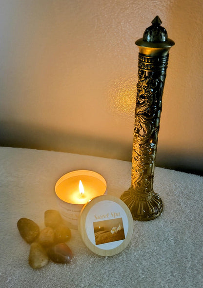 Sweet Spa Scented Candle 7oz, 30+hr burn