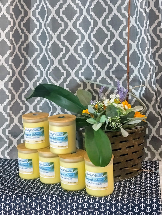 Tropical Retreat Scented Candle 7oz/35+hr burn