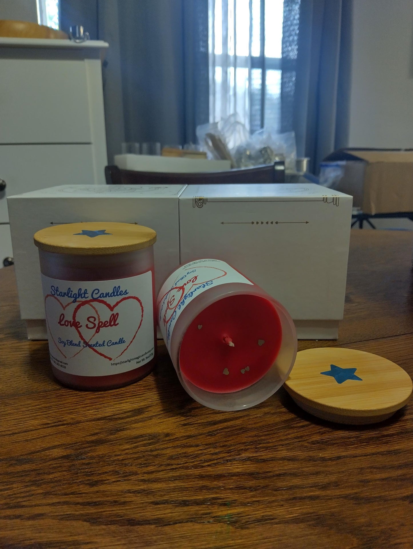 Love Spell Scented Candle 8oz/35+burn