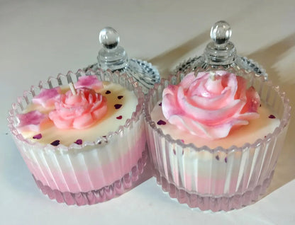 Rose Scented Candle - 4oz/25+hr burn