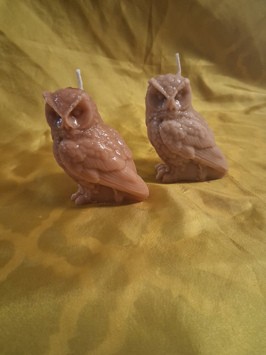 Owl Mom Shaped Scented Candle