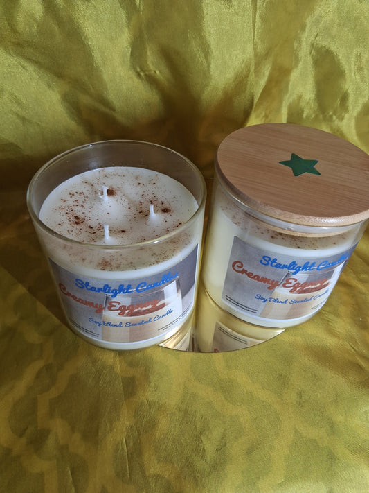 Creamy Eggnog Scented Candle - 18oz/90+hr burn time