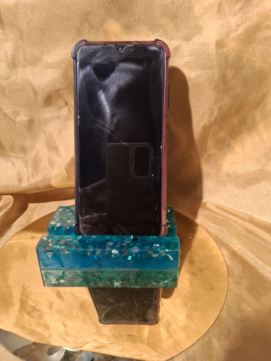 Resin Decorated Phone Stand
