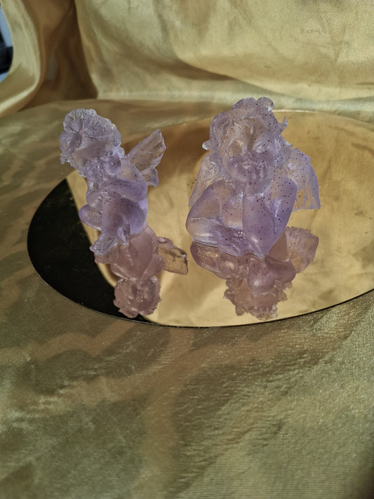 Resin Handcrafted Glitter Angels