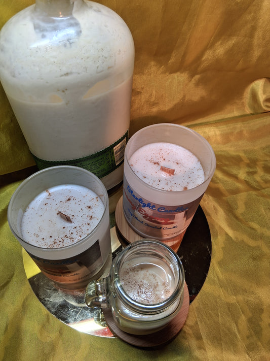 Creamy Eggnog Scented Candle, 9oz, 60+ hrs burn
