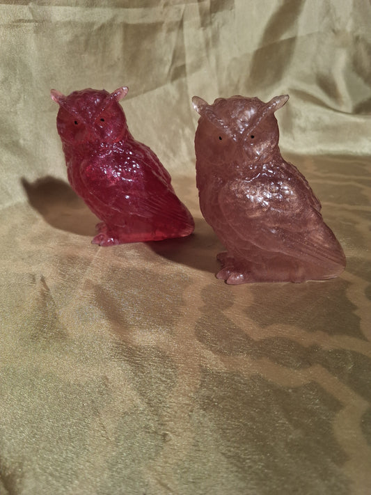 Resin Owl Mom Decor
