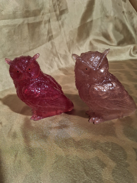 Resin Owl Mom Decor