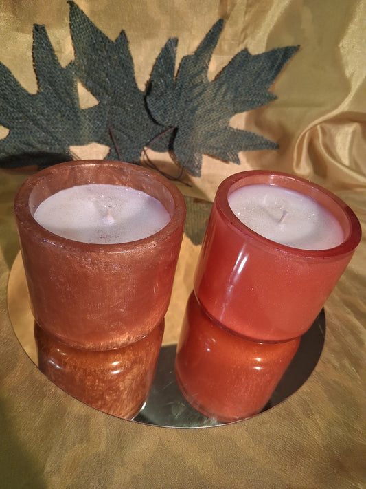 Resin Small Vanilla Velvet Scented Candle
