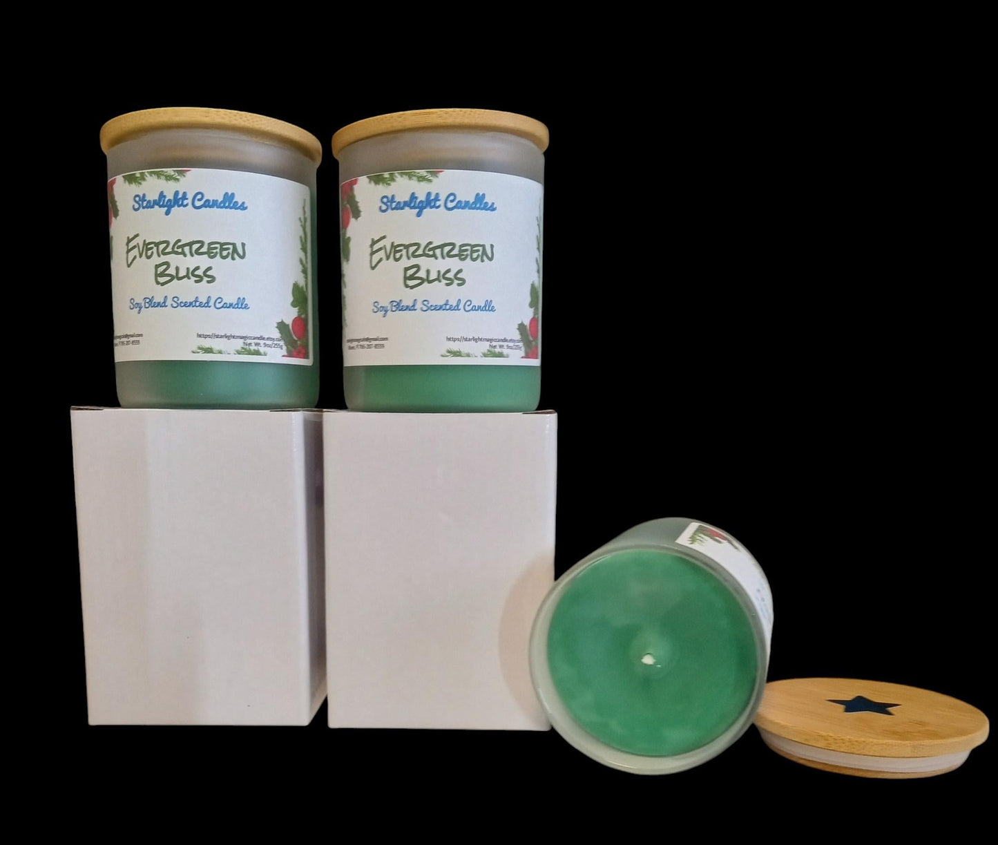 Evergreen Bliss Scented Candle