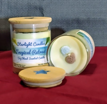 Tropical Retreat Scented Candle 7oz/35+hr burn