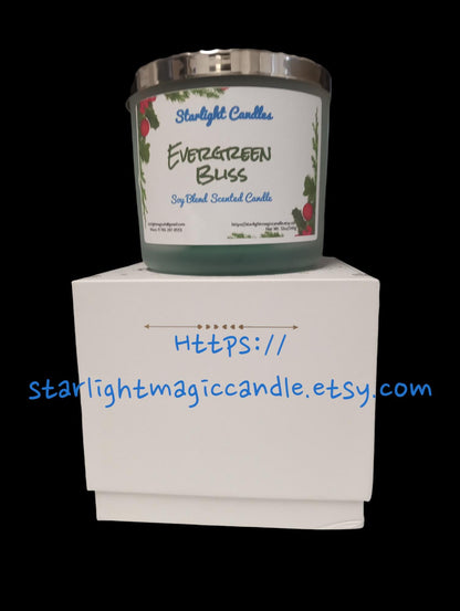Evergreen Bliss Scented Candle