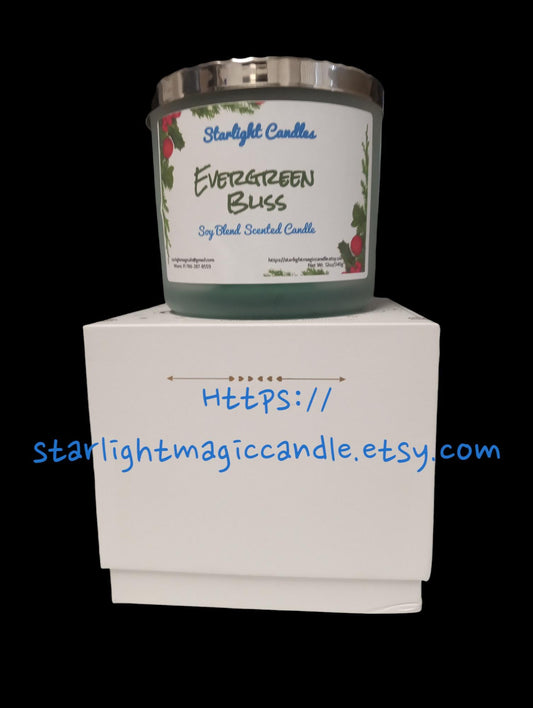 Evergreen Bliss Scented Candle