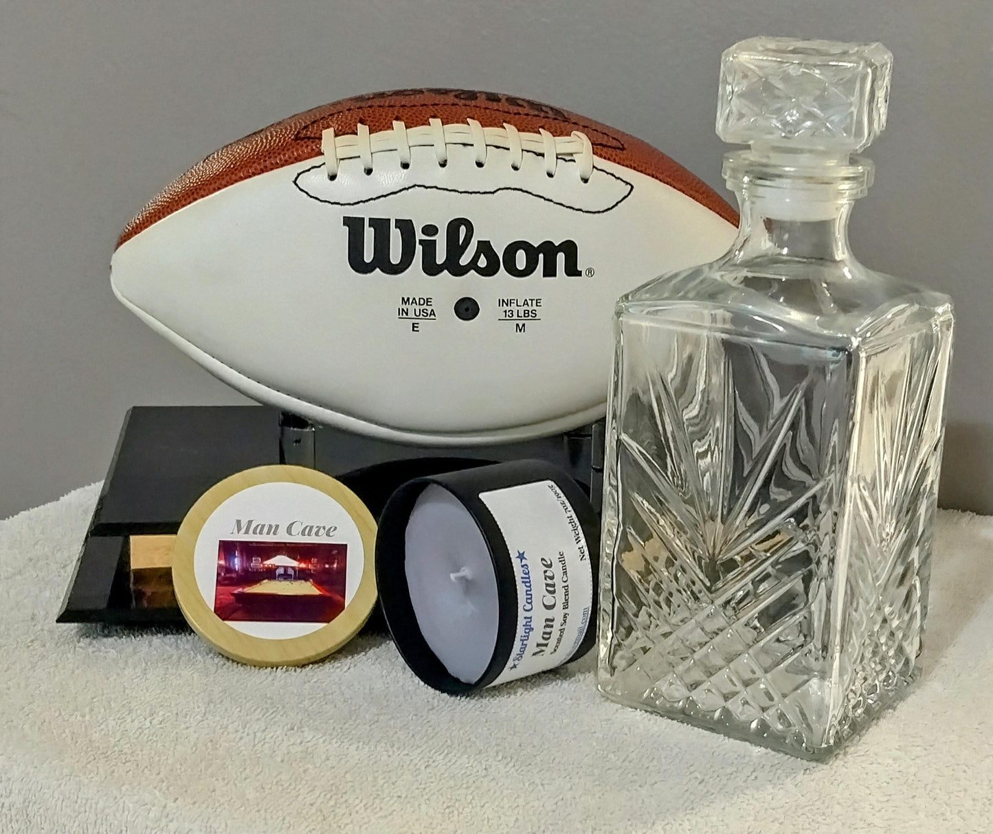 Man Cave Scented Candle 7oz, 30+hr burn