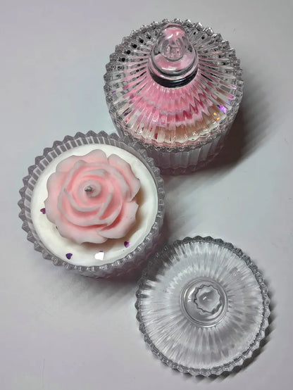 Rose Scented Candle - 4oz/25+hr burn