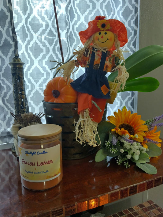 Fallen Leaves Scented Candle, 12oz, 60+ hrs burn