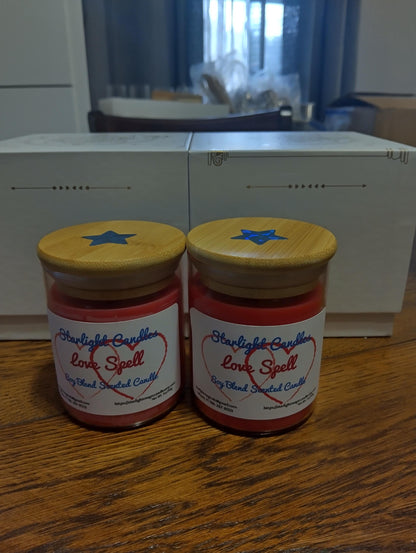 Love Spell Scented Candle 8oz/35+burn