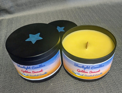Golden Sunset Scented Candle - 8oz/35+hr burn