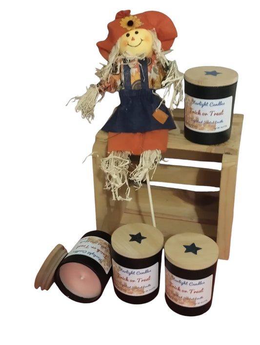Trick or Treat Scented Candle 6.5oz, Halloween Candle, 35+hr burn