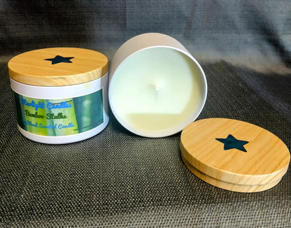 Bamboo Scented Candles 8oz - 35+hr burn
