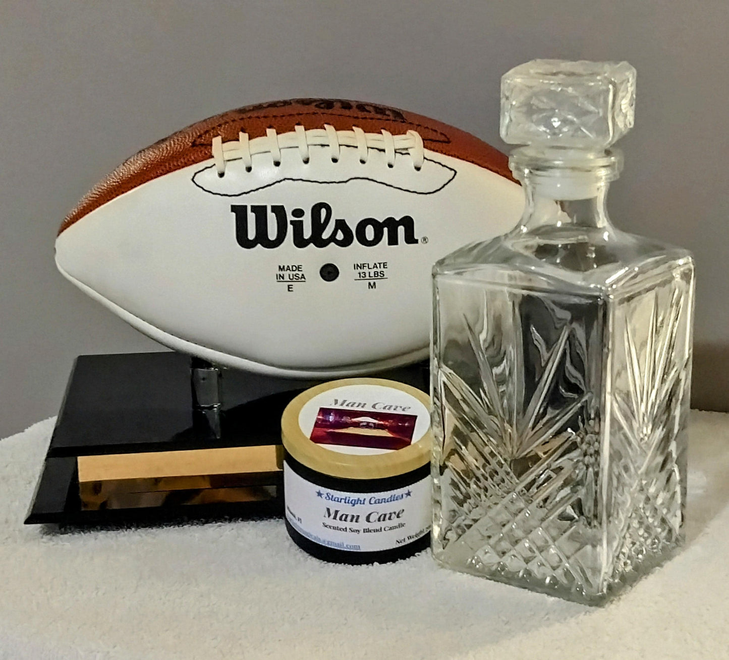 Man Cave Scented Candle 7oz, 30+hr burn