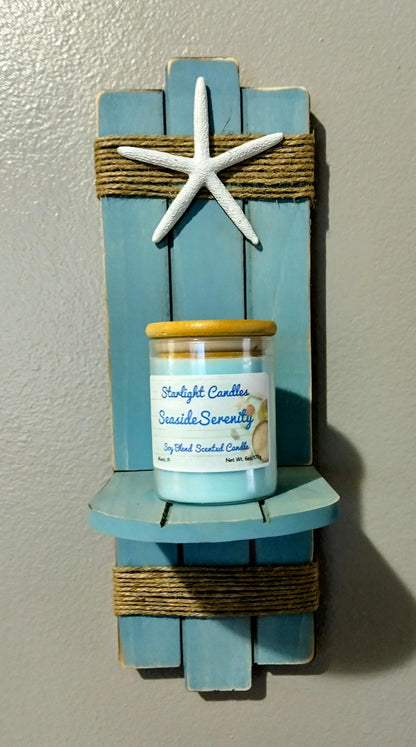 Seaside Serenity Scented Candle 6.5oz / 35+hr burn