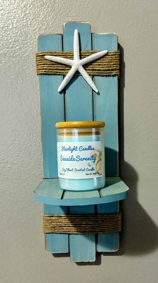 Seaside Serenity Scented Candle 6.5oz / 35+hr burn