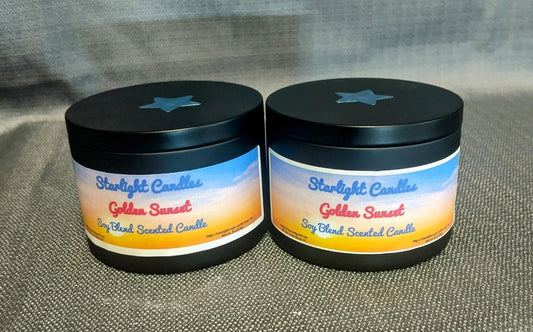 Golden Sunset Scented Candle - 8oz/35+hr burn